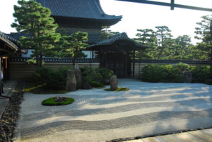 Karesansui in Gion quarter